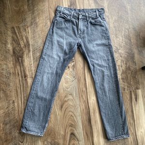 Levi’s 505 C | Women’s straight leg grey wash// 28